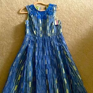 Anthro Tracy Reese Burnout Embroidered Dress